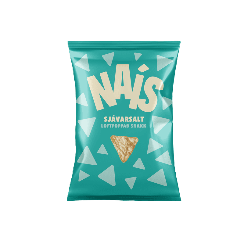NÁIS Sea Salt Corn Snack (142g)